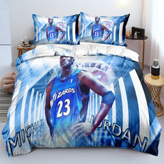 Washington Basketball Wizards Bedding Set Quilt Cover Without Filler