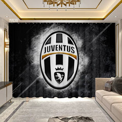 2025 New Juventus Football Club Curtains Blackout Window Treatments Drapes Room Decor