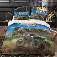 2025 NEW Monster Jam Steel Titans Truck Bedding Set Quilt Duvet Covers Bedding Sets