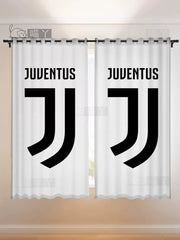 2025 New Juventus Football Club Curtains Blackout Window Treatments Drapes Room Decor