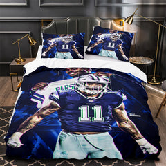 Lamar Jackson Rugby Football Player Duvet Cover Quilt Case Pillowcases