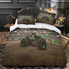 2025 NEW Monster Jam Steel Titans Truck Bedding Set Quilt Duvet Covers Bedding Sets