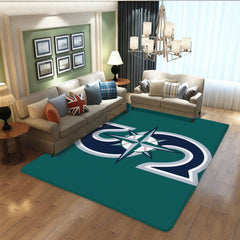 Seattle Mariners Baseball Carpet Living Room Bedroom Mats Kitchen Bathroom Rugs