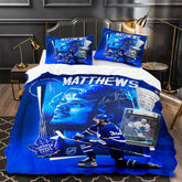 Auston Matthews Ice Hockey Player Duvet Cover Quilt Case Pillowcases