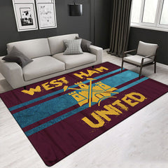 West Ham United Soccer Carpet Living Room Bedroom Mats Kitchen Bathroom Rugs