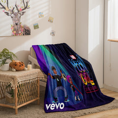 Moon Girl and Devil Dinosaur 3D Printed Plush Blanket Flannel Fleece Throw