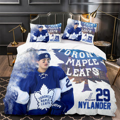 William Nylander Ice Hockey Player Duvet Cover Quilt Case Pillowcases