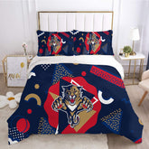 Florida Panthers Hockey League Duvet Cover Quilt Case Pillowcase