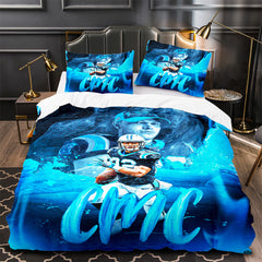 Christian McCaffrey Rugby Football Player 3D Printed Duvet Cover Quilt Cover Pillowcase Bedding Set Bed Linen Home Decor