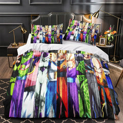 2025 NEW Dragon Ball Fighter Z Bedding Set Quilt Duvet Covers Bedding Sets
