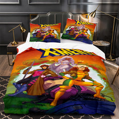 X Men 97 Season 1 Duvet Cover Quilt Case Pillowcase Bedding Set Without Filler