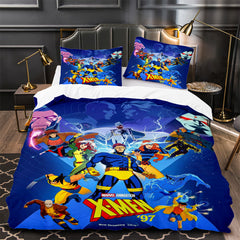 X Men 97 Season 1 Duvet Cover Quilt Case Pillowcase Bedding Set Without Filler