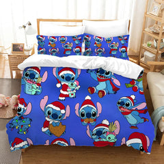 2026 NEW Stitch Christmas Bedding Set Quilt Duvet Covers Bedding Sets