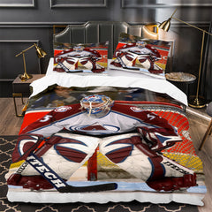 Nathan Mackinnon Ice Hockey Player Duvet Cover Quilt Case Pillowcases