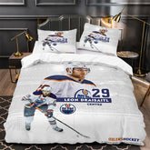 Leon Draisaitl Ice Hockey Player Duvet Cover Quilt Case Pillowcases