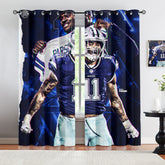 Micah Parsons Blackout Curtains Drapes for Window Treatment Set