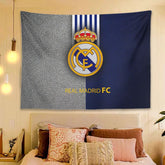 2025 New Real Madrid Football Club Wall Decor Hanging Tapestry Home Bedroom Living Room Decoration Wall Decor
