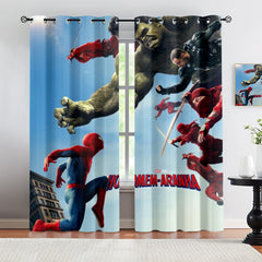2026 Spiderman Brand New Day Blackout Curtains Drapes For Window Treatment Set