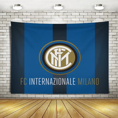 2025 New Internazionale Milano Football Club Wall Decor Hanging Tapestry Home Bedroom Living Room Decoration Wall Decor
