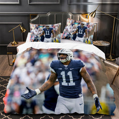 Lamar Jackson Rugby Football Player Duvet Cover Quilt Case Pillowcases