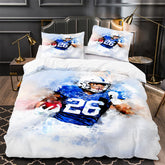 Saquon Barkley Rugby Football Player Duvet Cover Quilt Case Pillowcases