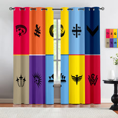 Adelaide United Soccer Blackout Curtains Drapes for Window Treatment Set
