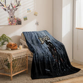 Anaheim Ducks Hockey Team Flannel Fleece Throw Blanket