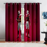Arizona Cardinals Football Team Blackout Curtains Drapes For Window Treatment Set