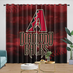 Arizona Diamondbacks Blackout Curtain for Living Room Bedroom Window Treatment