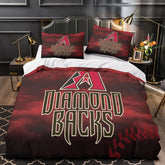 Arizona Diamondbacks Duvet Cover Quilt Case Pillowcase Bedding Set Without Filler