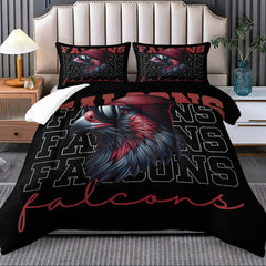 Atlanta Falcons Comforter Pillowcase Sets Blanket All Season Reversible Quilted Duvet