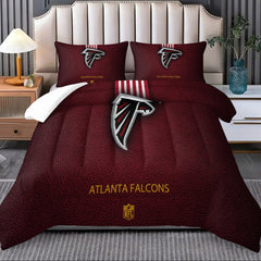 Atlanta Falcons Comforter Pillowcase Sets Blanket All Season Reversible Quilted Duvet