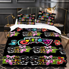 Nightmare Critters Duvet Cover Quilt Case Pillowcase Bedding Set Without Filler