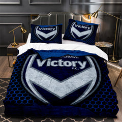 Melbourne Victory Soccer Duvet Cover Quilt Case Pillowcase Bedding Set Without Filler
