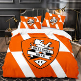 Brisbane Roar Soccer Duvet Cover Quilt Case Pillowcase Bedding Set Without Filler