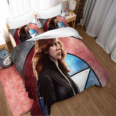 Black Widow Natasha Romanoff Duvet Cover Quilt Case Pillowcase Bedding Set