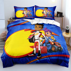Blaze and the Monster Machines Duvet Cover Quilt Case Pillowcase Bedding Set