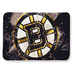Boston Bruins Hockey League Carpet Living Room Bedroom Mats Kitchen Bathroom Rugs