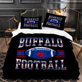Buffalo Bills Football Duvet Cover Quilt Case Pillowcase Bedding Set Without Filler