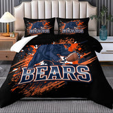 Chicago Bears Comforter Pillowcase Sets Blanket All Season Reversible Quilted Duvet