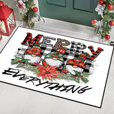 Christmas Carpet Living Room Bedroom Mats Kitchen Bathroom Rugs