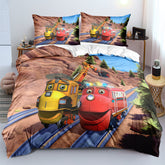 Chuggington Duvet Cover Quilt Cover Pillowcase Bedding Set