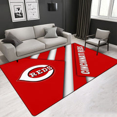 Cincinnati Reds Carpet Living Room Bedroom Mats Kitchen Bathroom Rugs