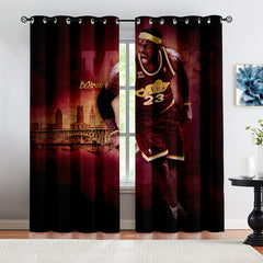 Cleveland Basketball Cavaliers Blackout Curtains Drapes For Window Treatment Set