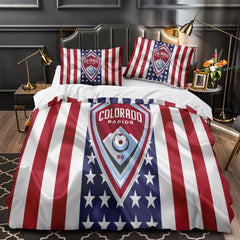 Colorado Rapids Duvet Cover Quilt Case Pillowcase Bedding Set Without Filler