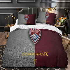 Colorado Rapids Duvet Cover Quilt Case Pillowcase Bedding Set Without Filler