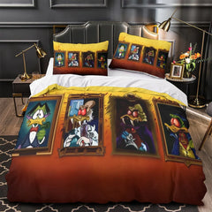 Count Duckula Duvet Cover Quilt Case Pillowcase Bedding Set Without Filler
