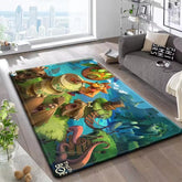 Crash Bandicoot Carpet Living Room Bedroom Mats Kitchen Bathroom Rugs