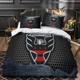 D.C. United Duvet Cover Quilt Case Pillowcase Bedding Set Without Filler