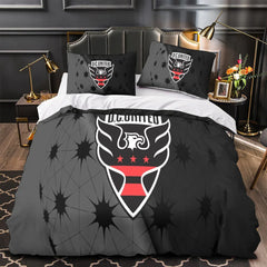 D.C. United Duvet Cover Quilt Case Pillowcase Bedding Set Without Filler
